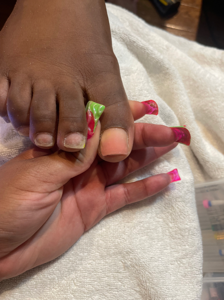 Polygel Toes