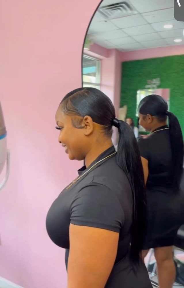 Sleek Ponytail Hair Included