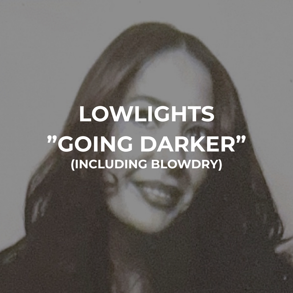 LOWLIGHTS "going darker"(w/blowdry) at MaggieDoesMyHair in New York City, NY
