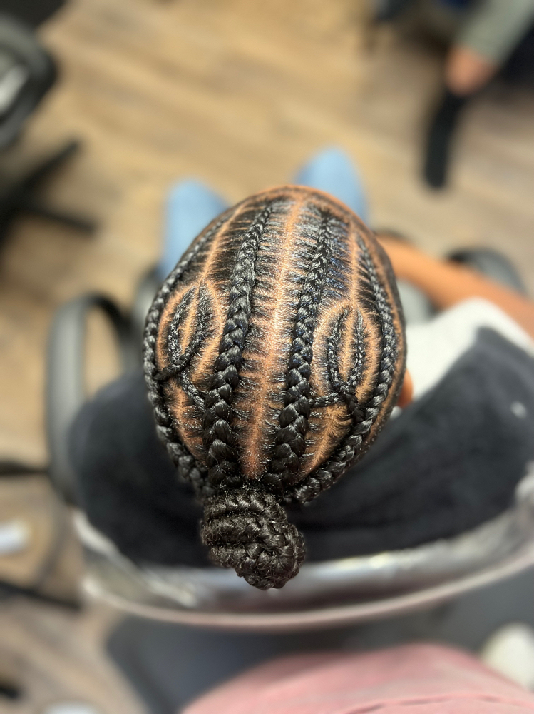 Partial Cornrows