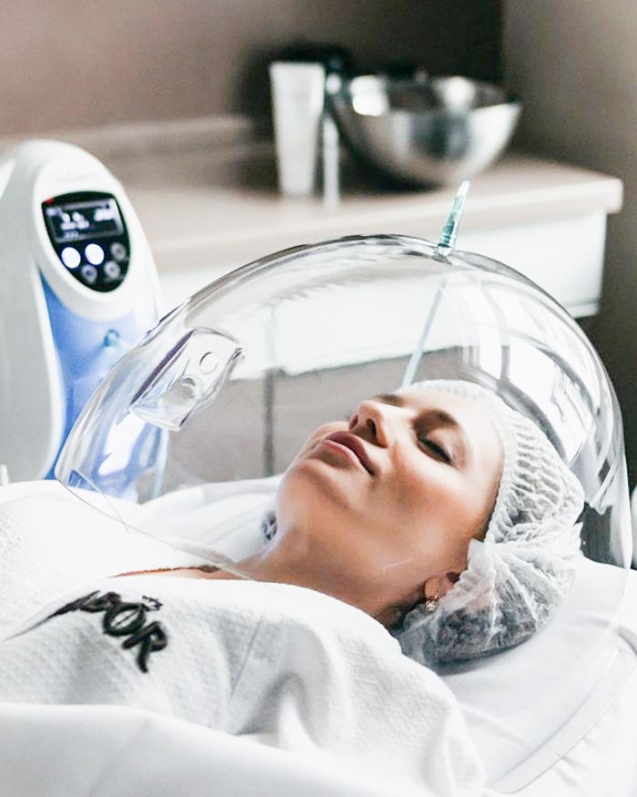 Oxygen Dome Therapy at AV Esthetique in Highland Park, IL