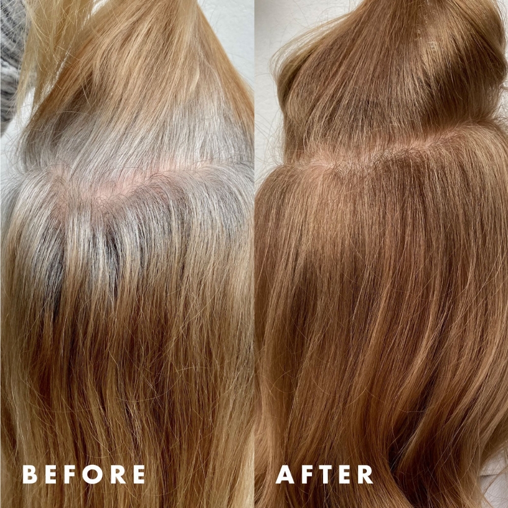 Double Process (Roots to Ends) at Rachael  Pauline Hair Design Studio in Boynton Beach, FL