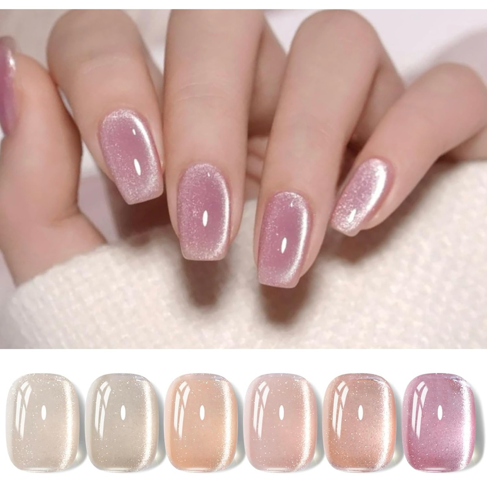 Cat Eye Design On Nails