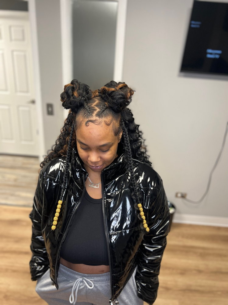Half Braids Half Crochet