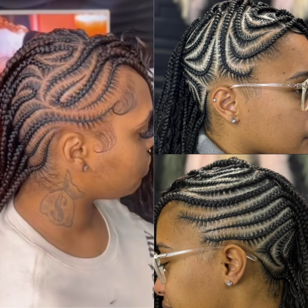 Braided Boho Mohawk (medium)