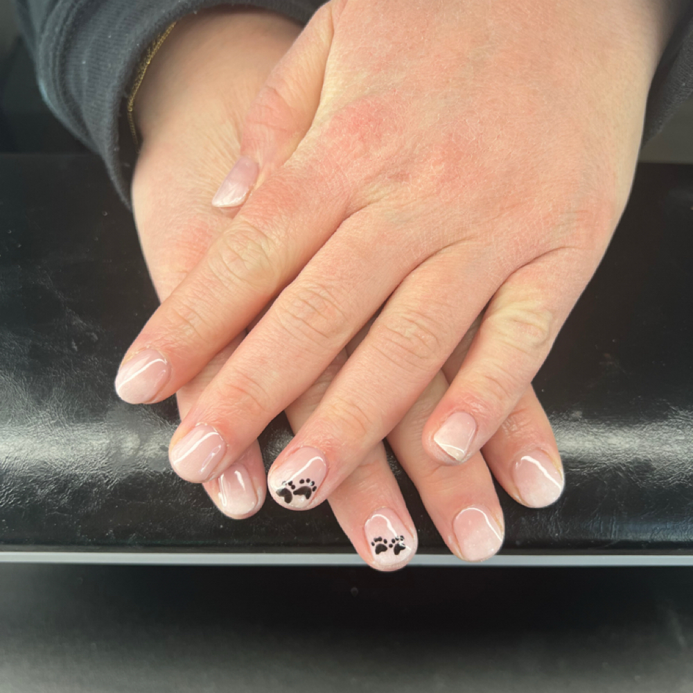 Gel Mani & Two Finger Design at Brooklynn Garrison in My Orab, OH