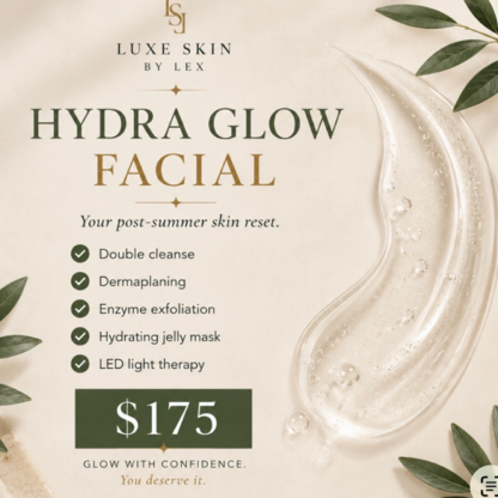Hydra Glow Facial at Luxe Skin by Lex in Teaneck Road, NJ