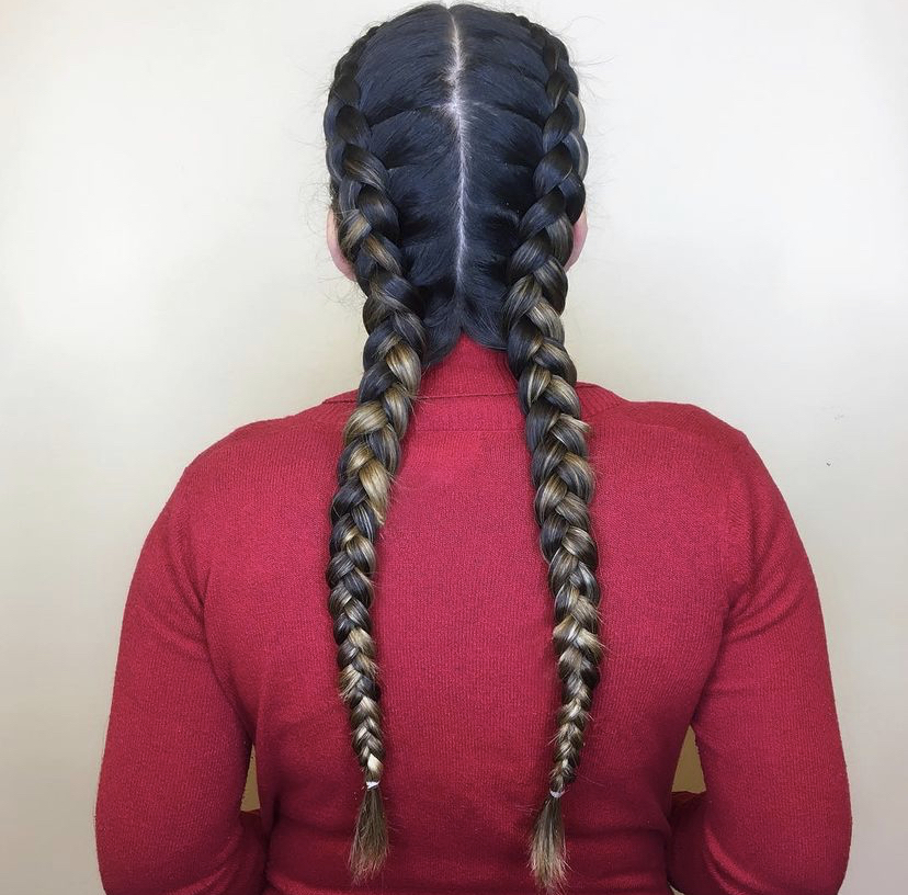 Two French Braids