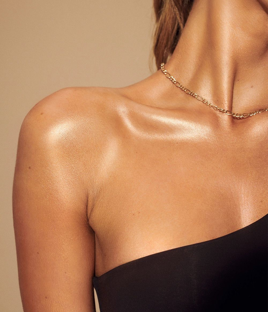 Arm, Neck And Chest Body Glow