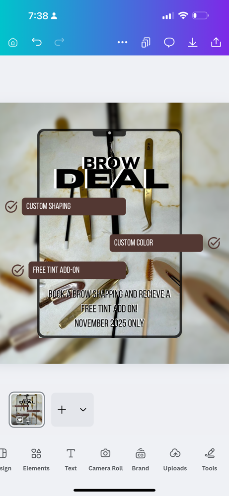 Brow Tint Deal