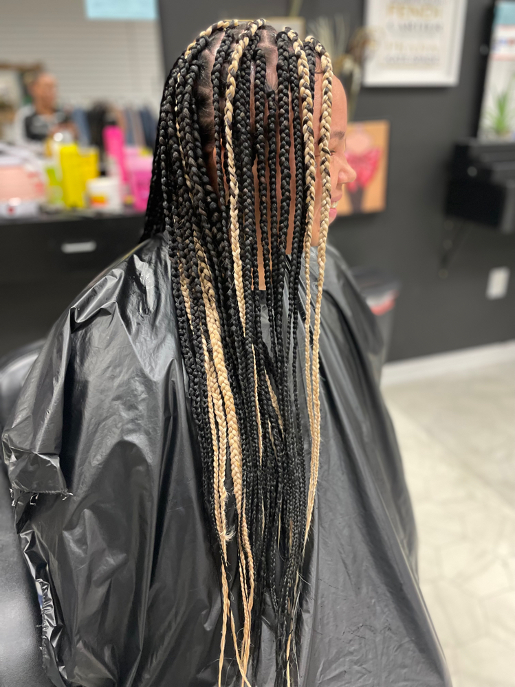 Box braids at Lavish salon in Independence, KS