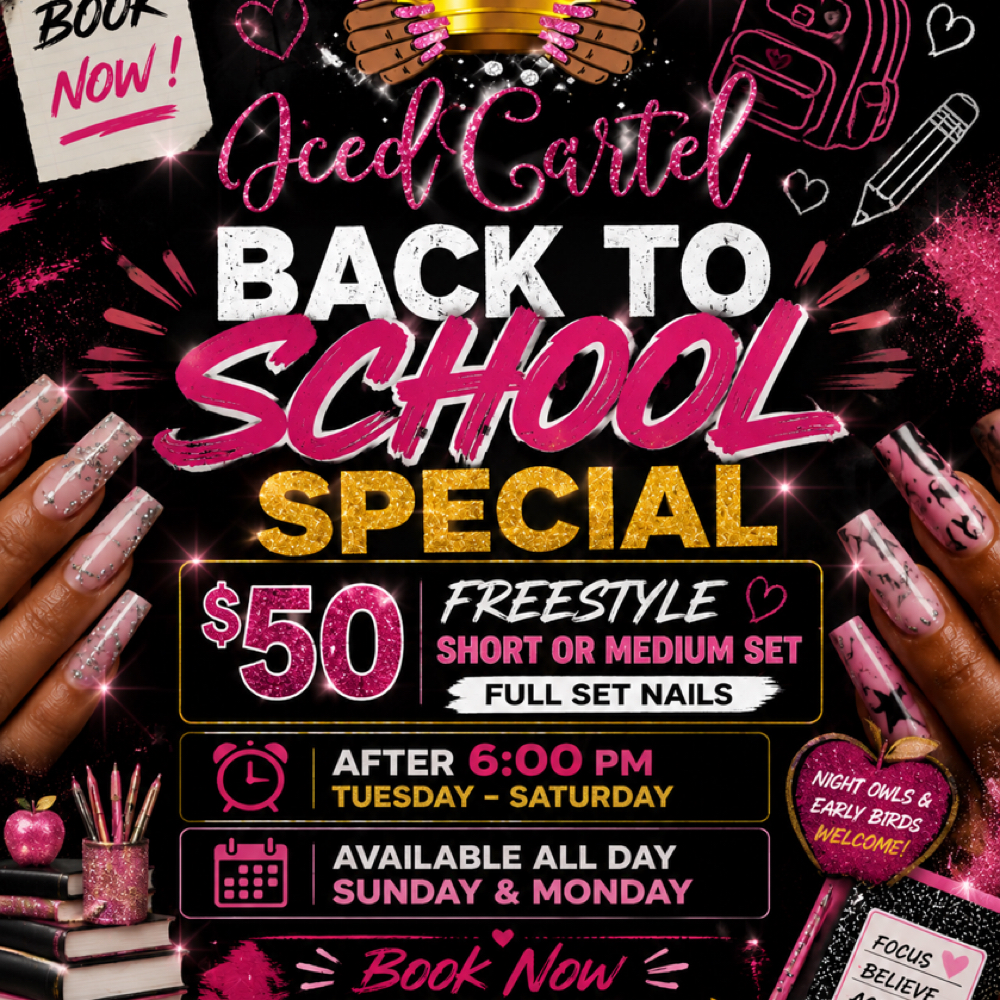 Back To School Special $50 at Iced Cartel in Mobile, AL