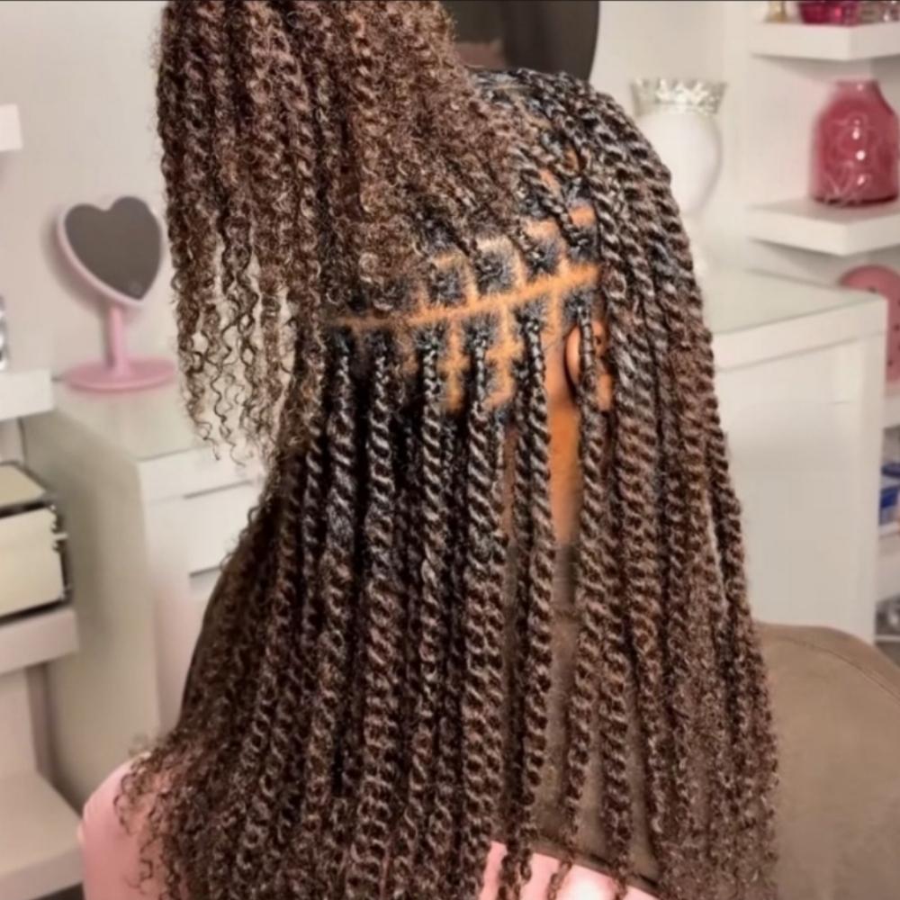 SMALL MINI TWIST at Braids By Titi in Bowie, MD