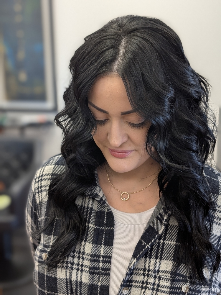 Initial Full Install+16" Dark Hair