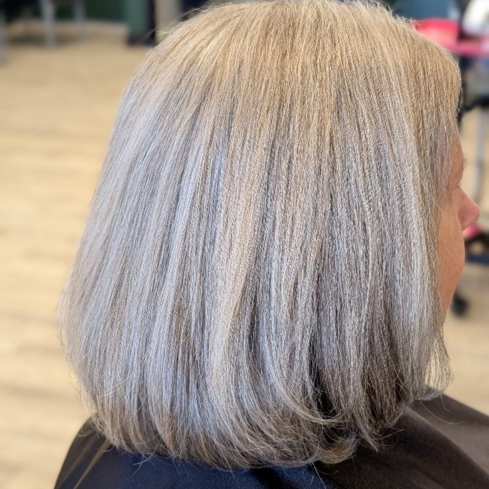 blow out at A.M. HAIR in st peters, MO