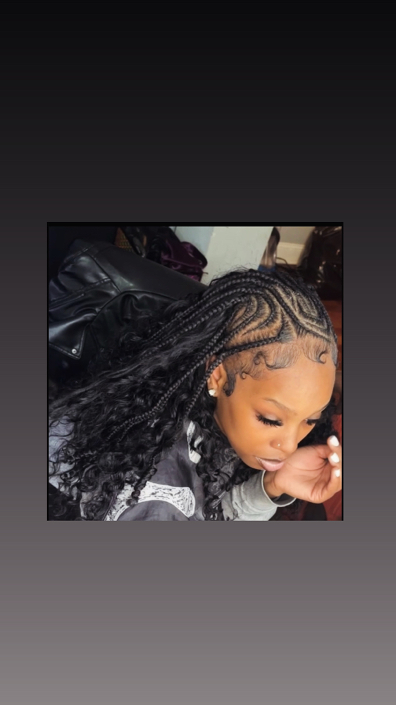 Quick Weave W/ Tribal Braids