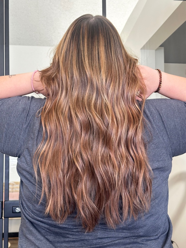 Balayage + Root Smudge