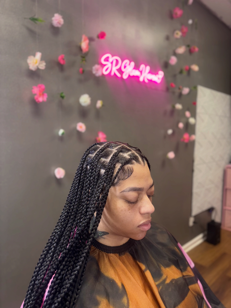 Medium Knotless at SR GLAM HAVEN in Detroit, MI