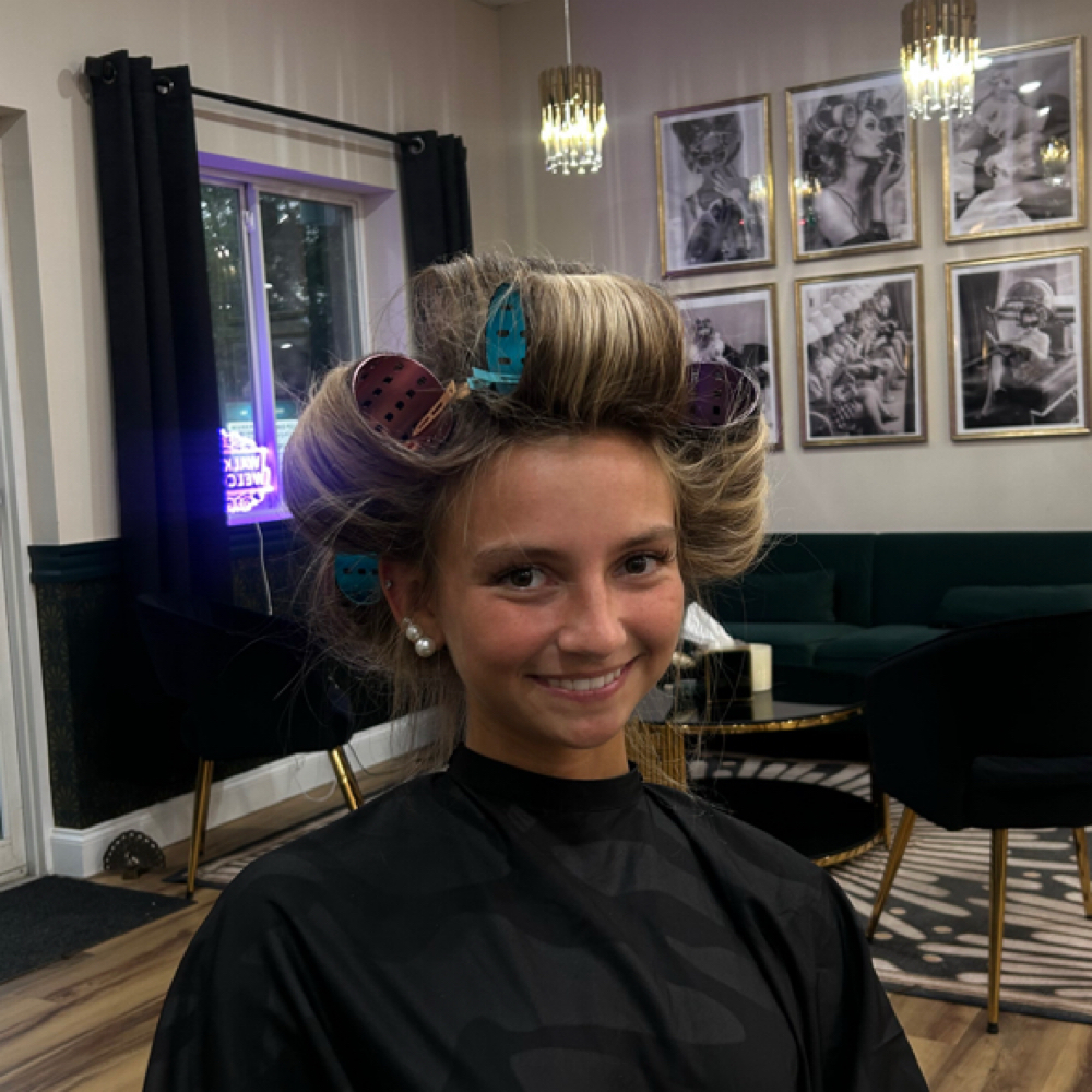Add On Roller Set at Hair By Mb in East Hampstead, NH