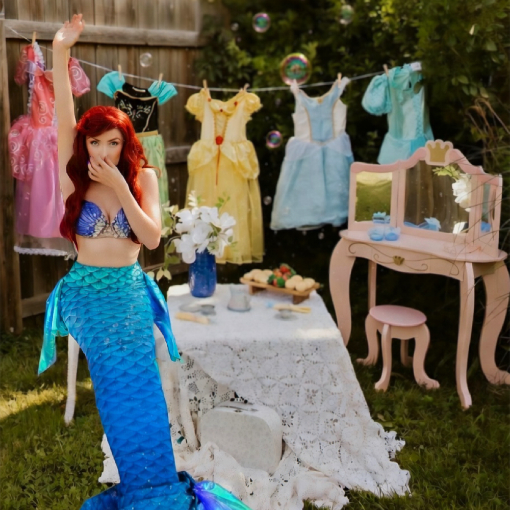 Tea With Princess Ariel at Mckenzi Taylor Photography in Springfield, MO