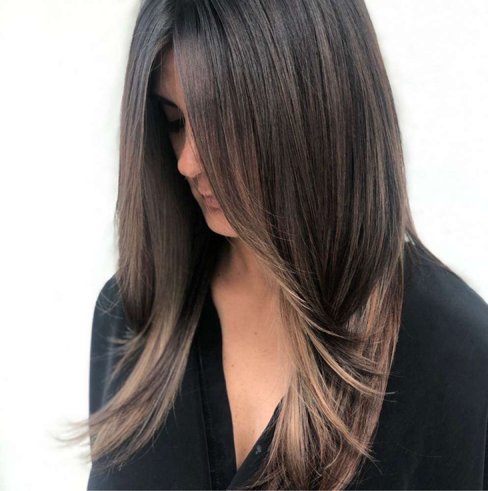 Face Frame Highlights at Chelsea M Hair  -   Palms Hair Studio in San Diego, CA