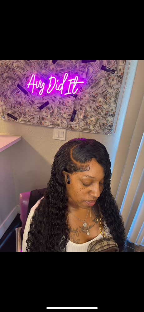 22” WIG + INSTALL ( VIRGIN HAIR)