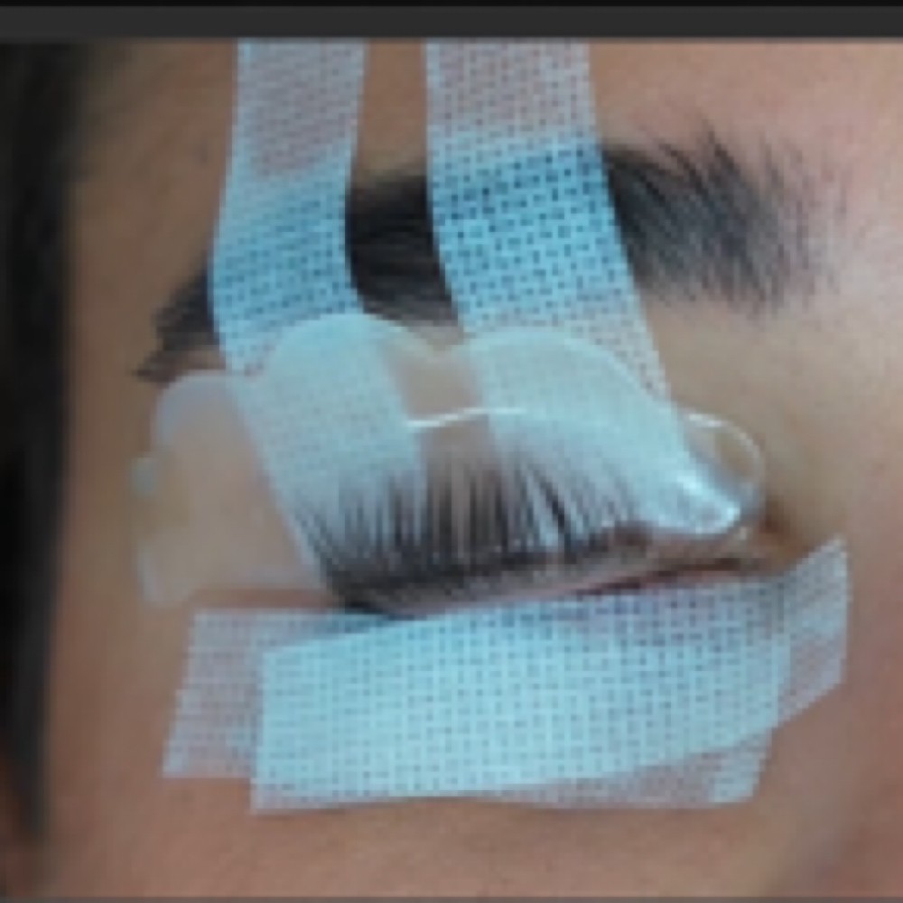 Korean Lash Lift Model at Just Be lashes in Westminster, CO