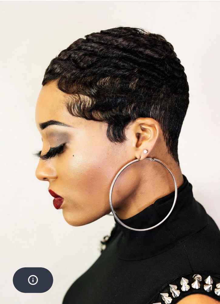 Relaxer , Cut &Style (Big chop)