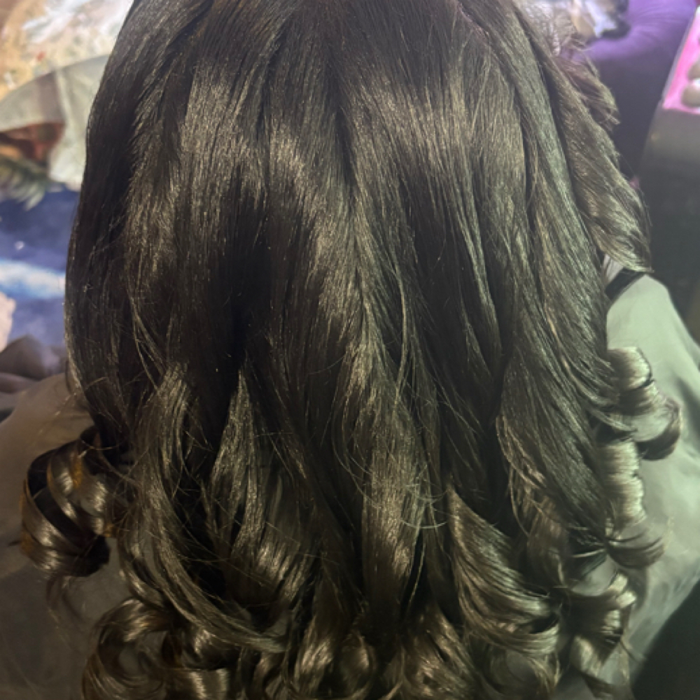 Silk Press Hair Styling at Cut Up & D.Y. E. Salon and Spa in New Orleans, LA