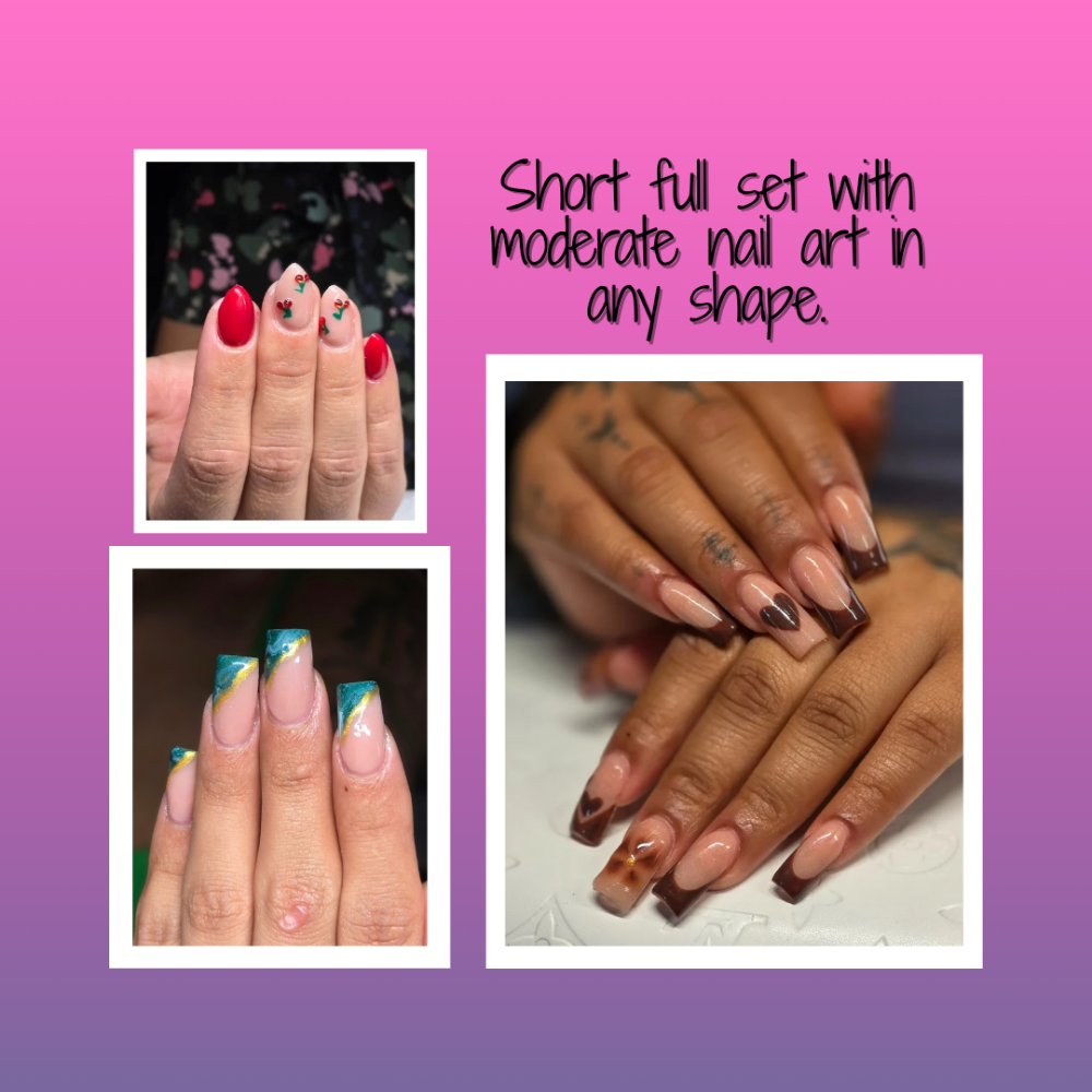 Short - Moderate at Vanessa's Creative Nails in Fresno, CA