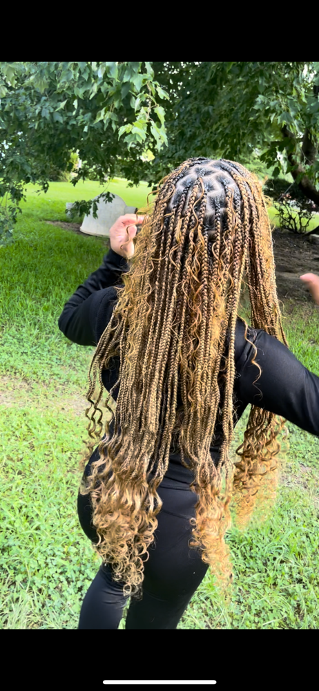 small boho knotless