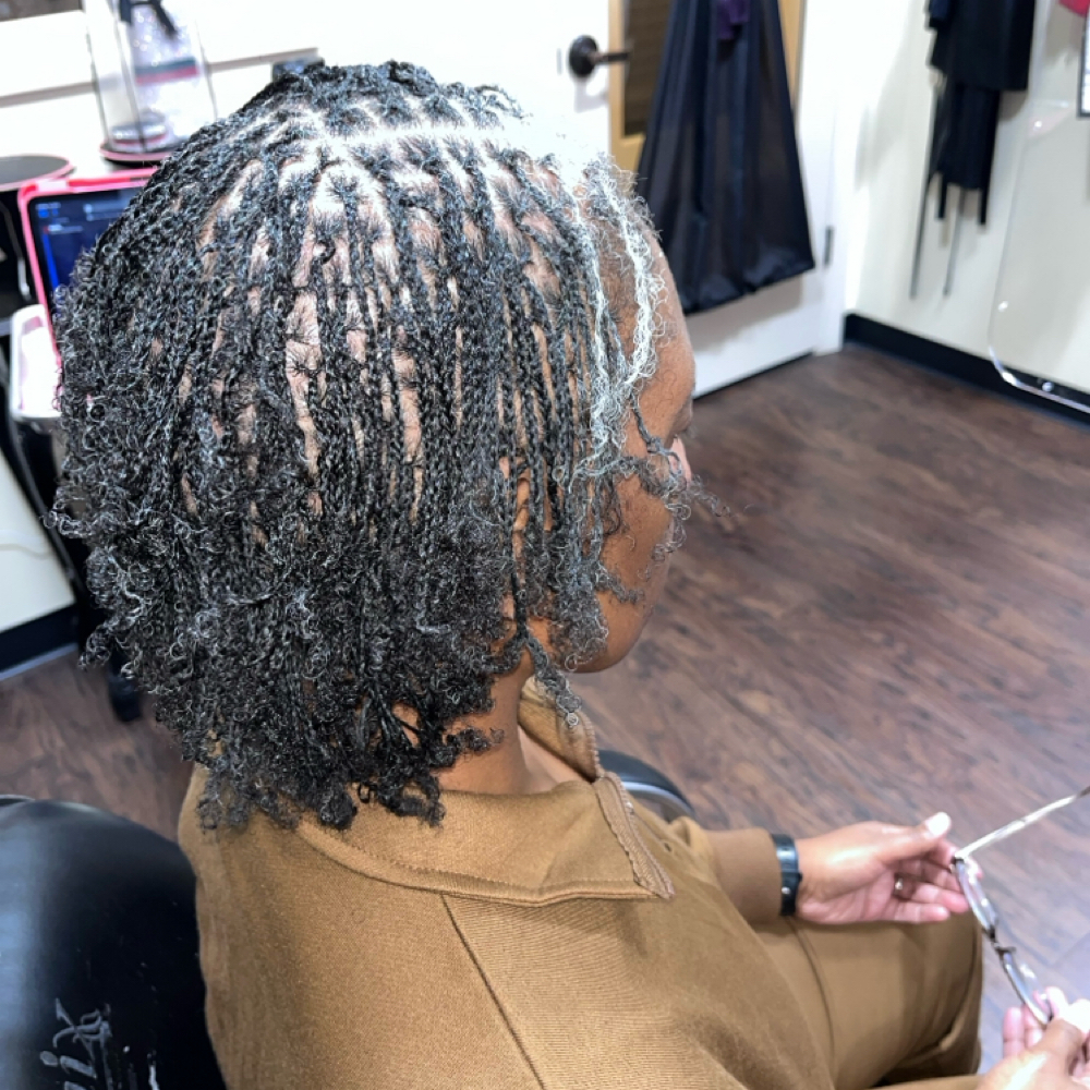 Microlocs at Bz Royalty Hair Salon in Snellville, GA