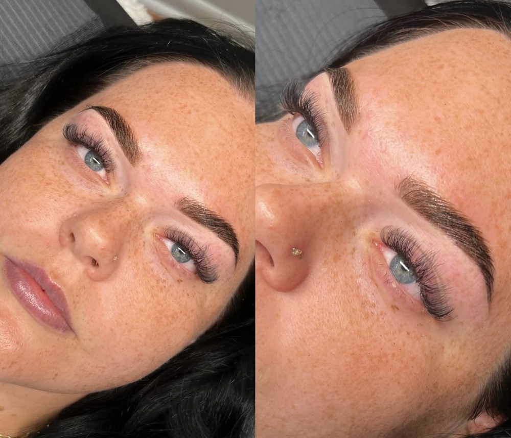 lash full set + brow lamination