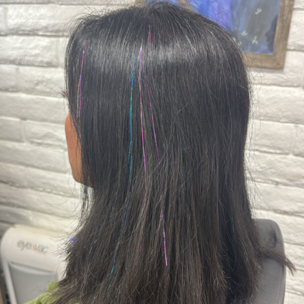 Hair Tinsel at Tammy Corral in Fresno, CA