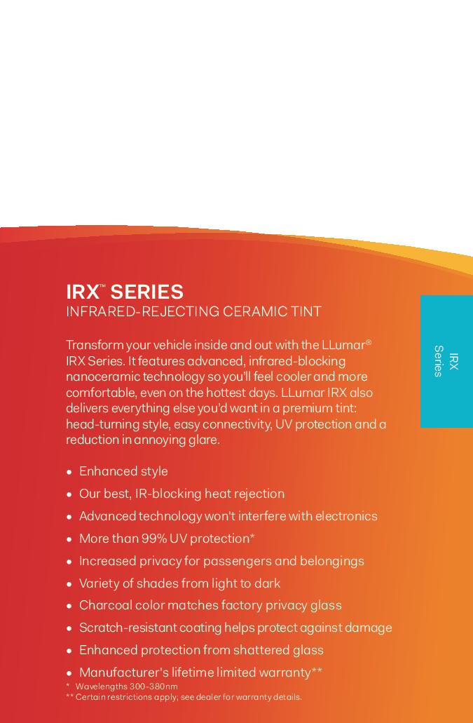 Full Windshield Tint -IRX