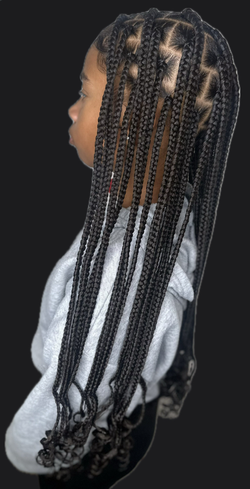 Large Knotless Braids at The Kornrow Kollection in Decatur, GA