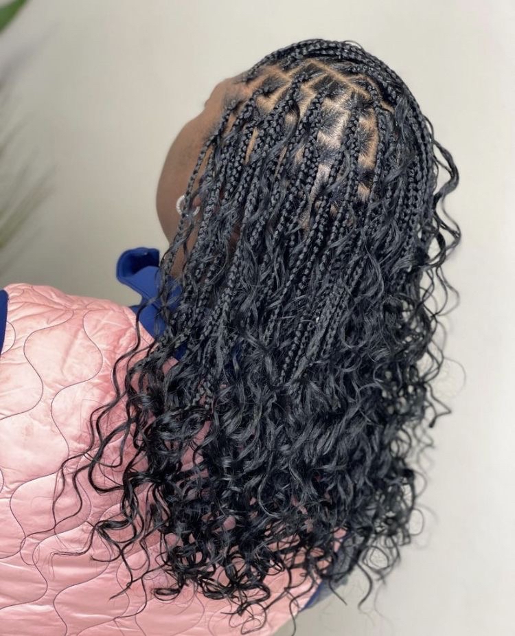 Boho Knotless BoB.