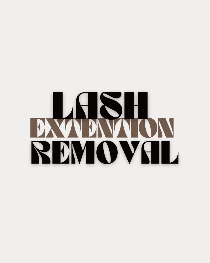 Lash extension removal
