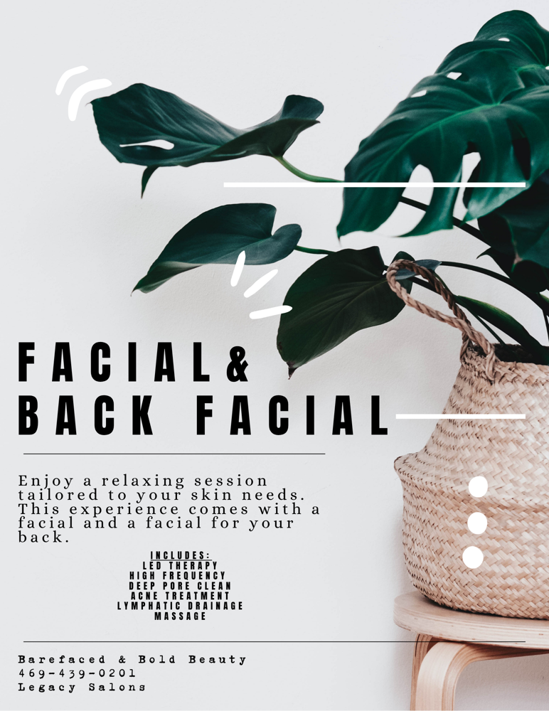 Facial & Back Facial Experience