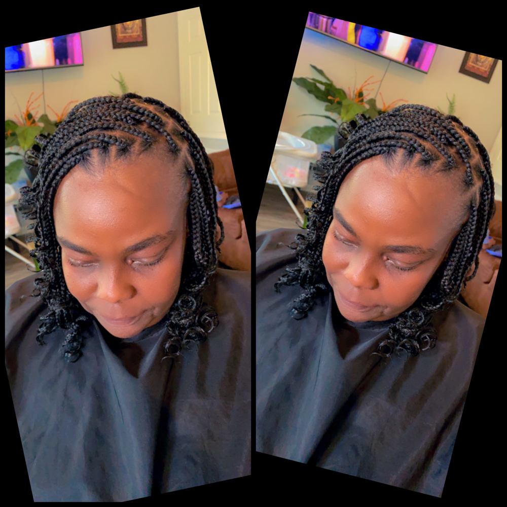 Short Medium Knotless