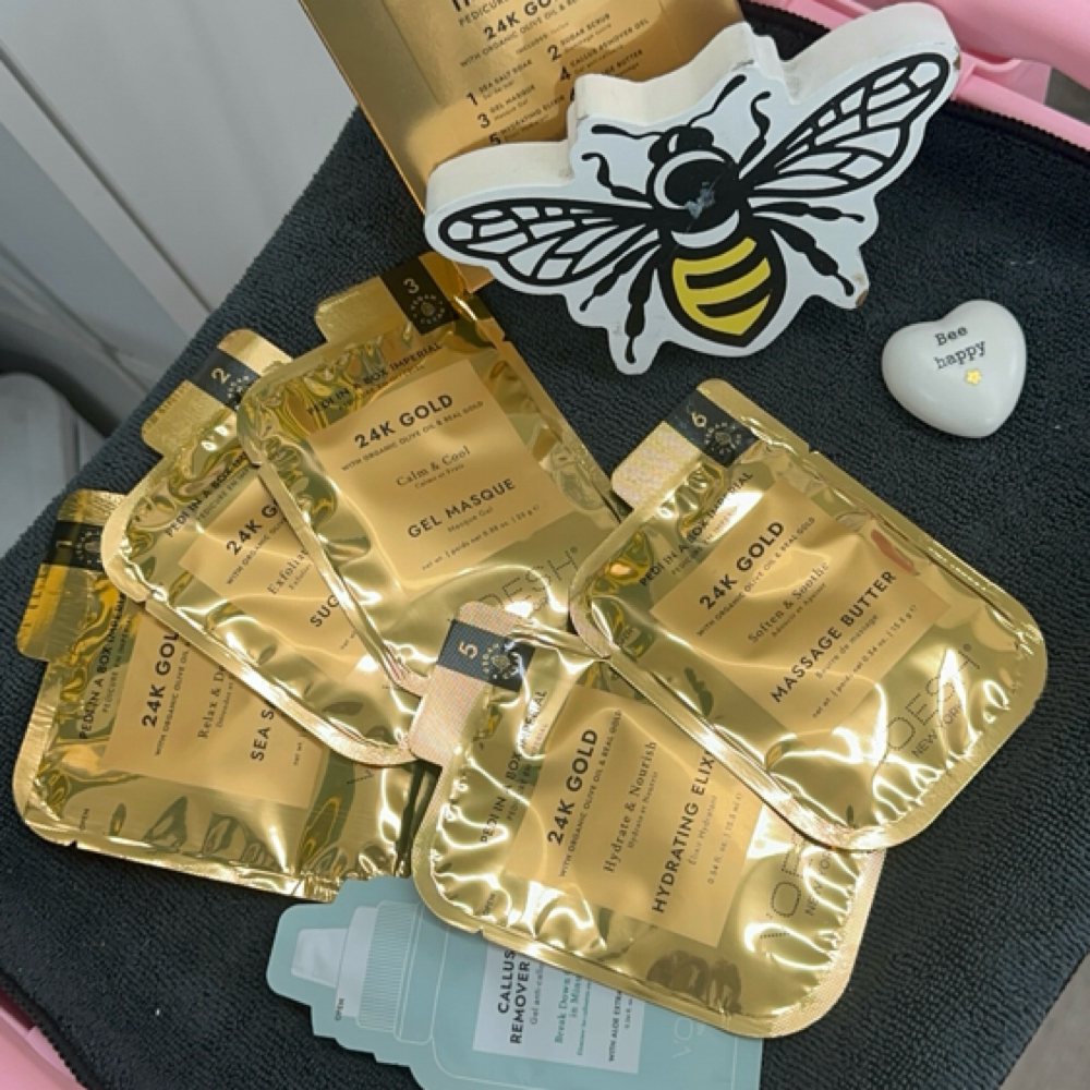 Honey’s 24k Gold Pedi at Honey Hair Salon in Sparks, NV