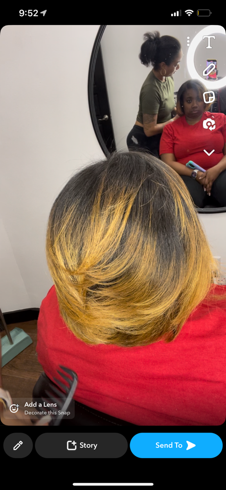 Haircut at HairDreamsbyKream in Greenville, TX