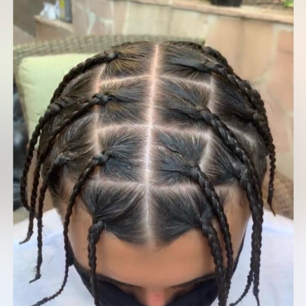 Men Boxbraids at Beauty Lounge By Mariam |Braids|Makeup|WigInstall| in Spring, TX