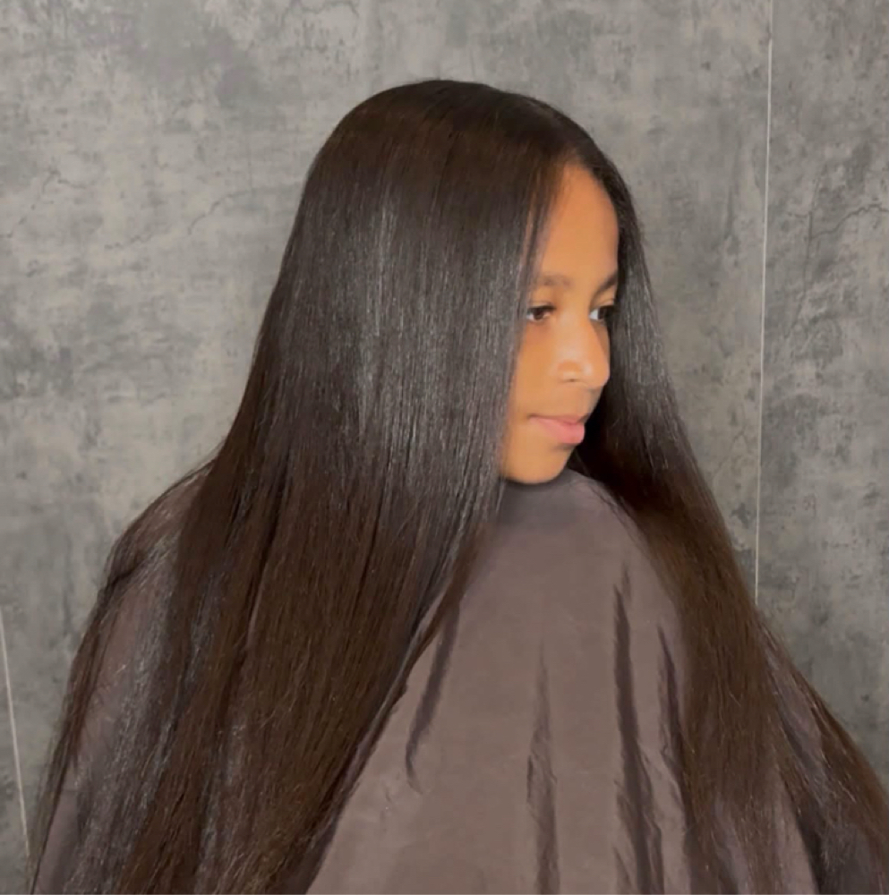 Kiddy Silk Press (6yrs-12yrs Old) at Dolledbythebratt in Fairborn, OH