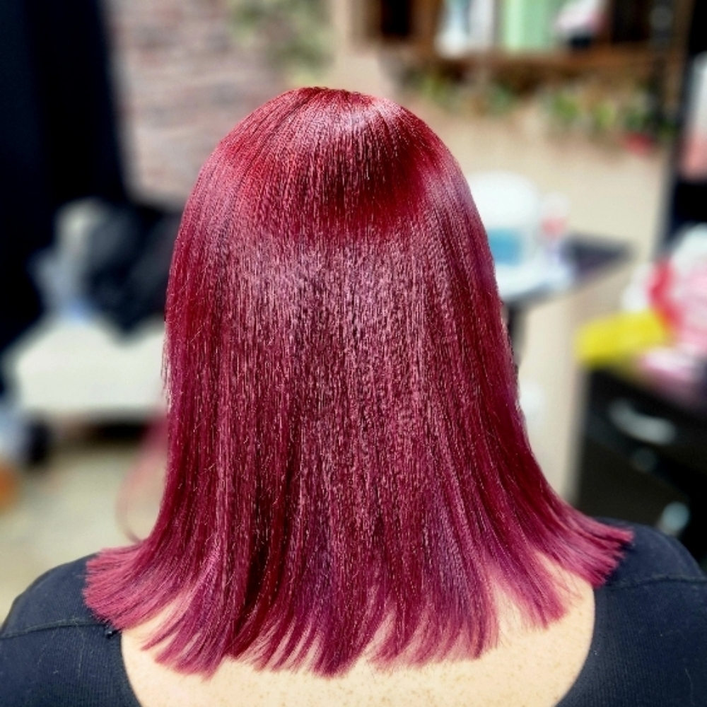 All Over Single Process Color at Beauty And The Beard Salon in Mcminnville, TN
