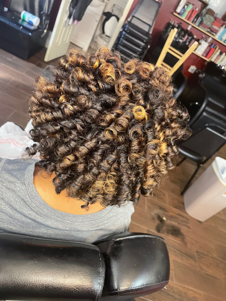 Shampoo & Rod Set at Jazzy Beauty Lab in New orleans, LA