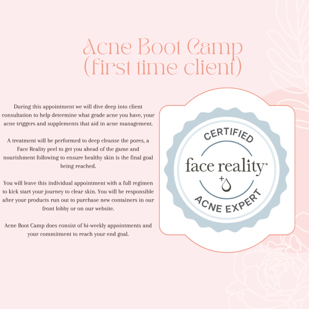Acne Boot Camp (first Time Client)