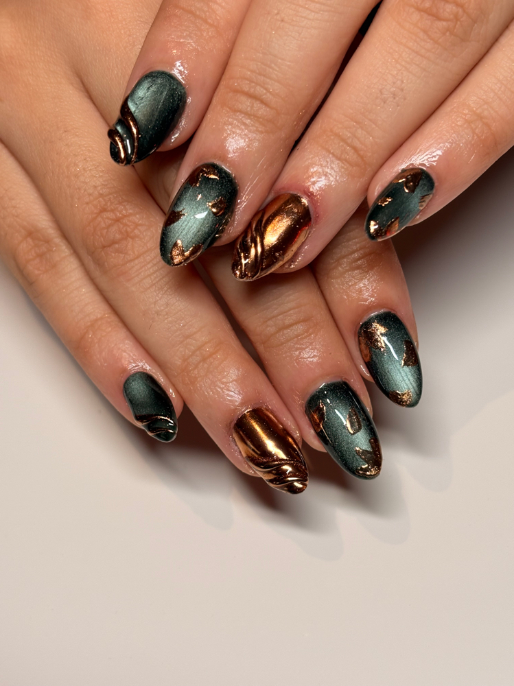 Cateye or Chrome hands(ADD ON) at Nailsbymj956 in McAllen, TX