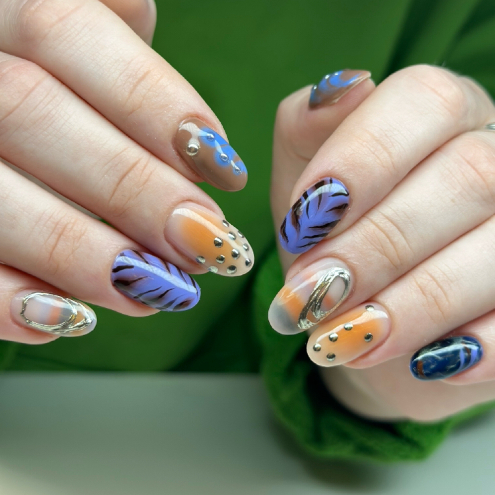 Artist’s Choice Russian Manicure at Nails With A Vibe in Chattanooga, TN