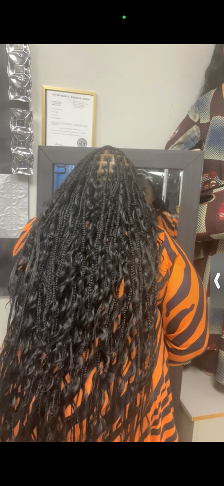 Boho Knotless Braids〰️💥